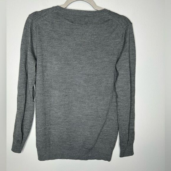 Markus Lupfer Gray Sequin Skull Sweater - Picture 4 of 4